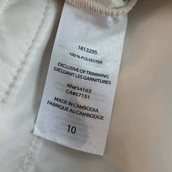 DKNY Wide Leg Trousers High Waisted Beige 10 - Picture 13 of 15